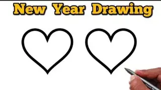 2026 New Year Drawing 🎉 | Beautiful & Satisfying Art