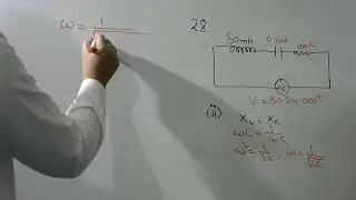In the adjoining circuit. Calculate the inductive reactance and the capacitive reactance