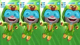 Talking Tom Hero Dash !! Tom Black,Yellow Hank,Cat Blue Sky,Rescue Friends & Defeat The Ultimate Bos