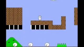 Syobon Action 2 Lvl 5 - UGLY CAT MEOWS