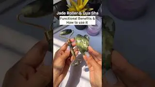 Jade Roller & Gua Sha Functional Benefits & How to use it ?#skincare #viral #beauty #trending #song