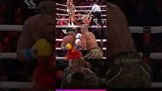 Jake Paul &eacute; NOCAUTEADO por Anthony Joshua @ Netflix Fight Night #rederonaldo #combate