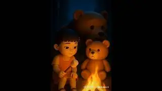 Brave Little Girl Rescues Teddy Bear Back to the Wild Forest 🌲🐻 | Heartwarming Short Story #short