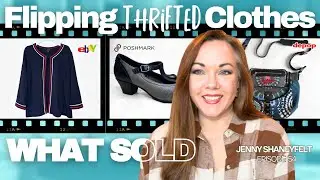 What Sold? Yes You CAN Make Money Reselling Thrift Store Clothes Online! Ebay Poshmark & Depop.