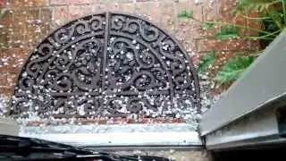 Houston Hail in 4K!