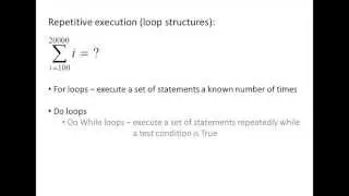 Excel VBA Topic 7.1 - Introduction to Repetitive Execution (Loops)
