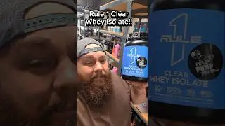 Rule 1 Clear Whey Isolate!!!!  #illpumpyouup #clearprotein  #ruleoneproteins