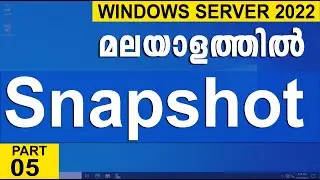 How to take snapshot in VMware workstation? Windows Server 2022 Training Videos in Malayalam.