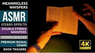 ASMR 1970s Vintage Book 📖 Deep Warm Ear-to-Ear Whisper Will Melt Your Brain 🧠✨ (High-End Audio)