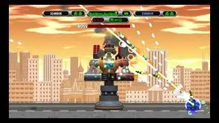 Heavy Weapon: Atomic Tank. Mission: Mission 9 (2 Players White and Blue).