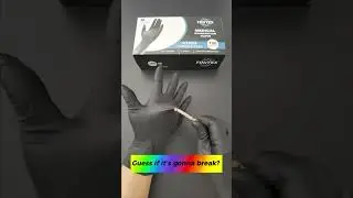 Tired of Gloves That Rip? Try These 6 Mil BLACK Nitrile Gloves! #nitrilegloves #finitex