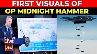 USA Role In Israel-Iran Conflict LIVE Updates | Operation Midnight Hammer Visuals | B2 Bomber