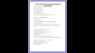 Options Illinois HiSET Language Arts Reading Paper Based Test Exam 636x882