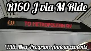 NYC Subway: Onboard R160 J Train via the M Line to Metropolitan Avenue (+new J via M Program)