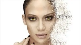 Photo Manipulation Dispersion Effect Photoshop tutorial