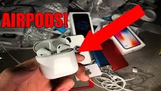 FOUND AIRPODS APPLE STORE DUMPSTER DIVING!! Free Airpods from the Apple Store!