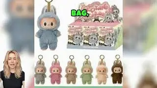 Vinyl Doll Face Rabubu Figure Moving Monster Heart Guess Halloween Bag Replica Macaron Gift
