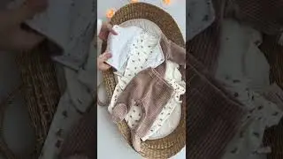 Organic Cotton Lined Baby Bear Snowsuit/Bunting Bag