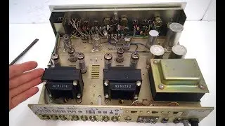 Pioneer SM-83 Vintage Tube Amplifier Service & Repair (Part 1) BEB #71