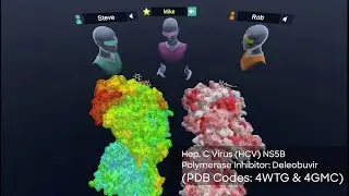 Nanome of the Month: Hep. C Virus (HCV) NS5B Polymerase Inhibitor- Deleobuvir
