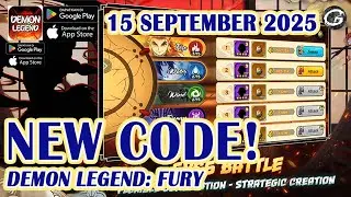 🎁NEW CODE Demon Legend Fury Giftcode & Redeem Code 15 September 2025 - Mobile Game (Android/IOS)