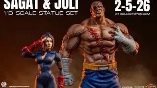 Компания PCS Collectibles представила новые статуэтки Сагата и Джули из Street Fighter, информаци...