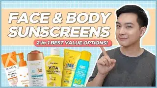Super CONVENIENT 2-in-1 FACE & BODY Sunscreens! Options UNDER P500! (Filipino) | Jan Angelo