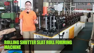【Rolling shutter slat】Linbay-Rolling shutter slat roll forming machine