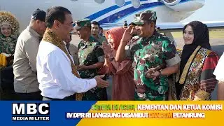 Danrem Petarung Sambut Mentan dan Ketua Komisi IV DPR RI Kunker Ke Aceh