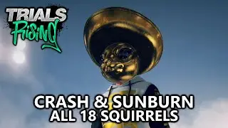 Trials Rising - Crash and Sunburn DLC - All 18 Squirrels - Collectibles Locations Guide