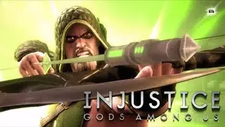 INJUSTICE: GODS AMONG US - 'Arsenal Assault' Green Arrow's Super Move [HD]