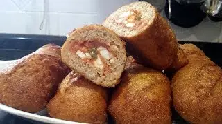 Cómo hacer pepitos rellenos de titaina o pisto valenciano, al estilo de Mariaje
