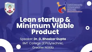 Session on Lean Startup and Minimum Viable Product