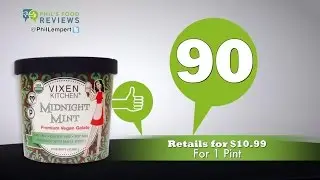 Vixen Kitchen Paleo Vegan Gelato Midnight Mint is a HIT