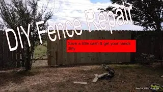 How To Repair A Fence : Using Basic Tools