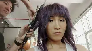 Hair style photo shooting 