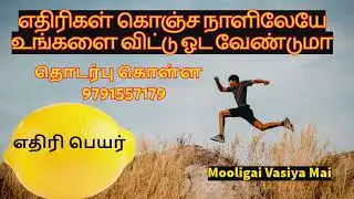 எதிரிகள் கொஞ்ச நாளிலேயே உங்களை விட்டு ஓட வேண்டுமா | @mooligaivasiyamai  #tamil #enemy #manthrigam