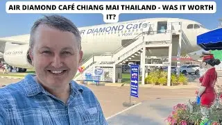 Cafe on a Plane - Air Diamond Cafe & Hotel Black Canyon - Chiang Mai Thailand | Thailand Vlog |