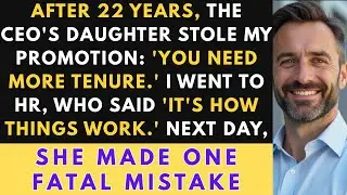CEO's Daughter Stole My Promotion After 22 Years: 'You Need More Tenure'.Then She Made Fatal Mistake