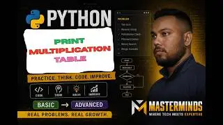 How to print Multiplication table using Python