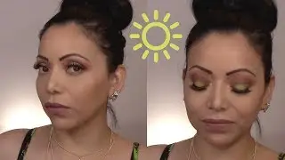 HALO SUNRISE MAKEUP TUTORIAL TALK THROUGH || SPRING MAKEUP TUTORIAL