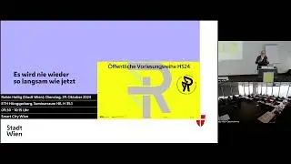 ETH Z&uuml;rich, ETH RAUM Public Lecture: Robin Heilig - Smart City Wien