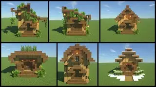 15 простых вариантов дизайна крыши в Minecraft | Урок