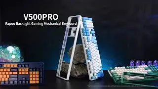 Rapoo Backlit Gaming Mechanical Keyboard V500PRO 2024
