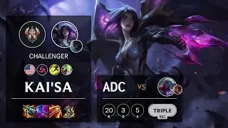 Kai'Sa ADC vs Varus - NA Challenger Patch 11.15