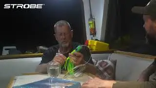 Captain Steve Campbell demonstrates the STROBE lure