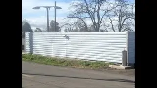 DIY affordable, durable, steel privacy fence