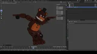 Withered Freddy Blender Rig - MEME