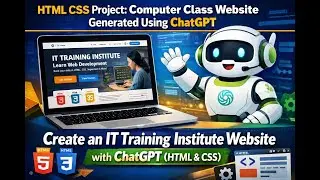 HTML CSS Project: Computer Class Website Generated Using ChatGPT