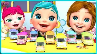 𝑵𝑬𝑾 10 Little Buses Song | Super Luca Kids Songs & Nursery Rhymes | EP 62